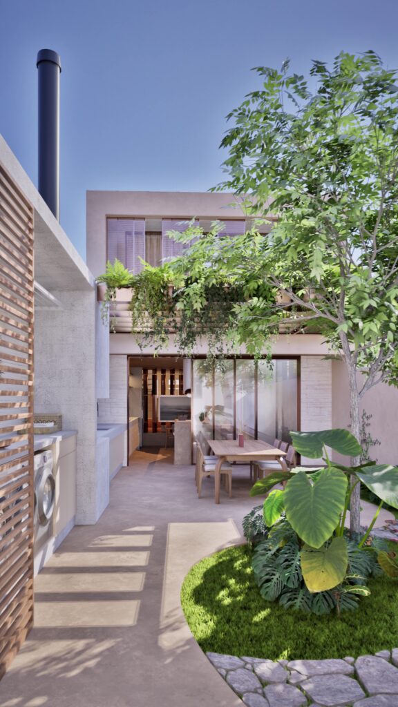 Sobrado moderno de 90m2 em Curitiba - Arthur Calliari Arquitetos